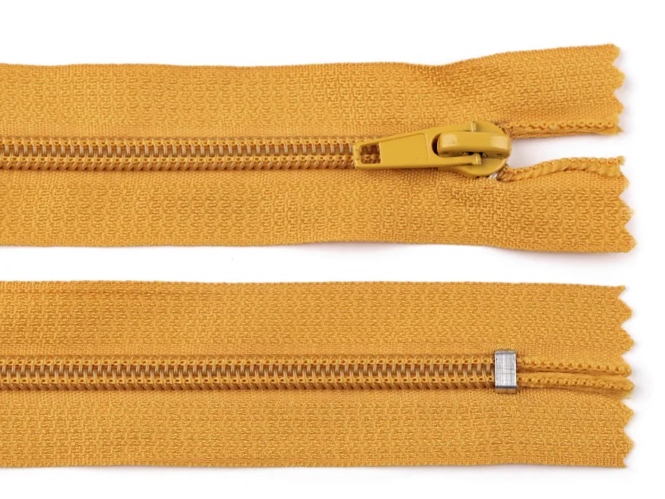 SKOŘICE * Spirálový zip délka 50 cm - bundový