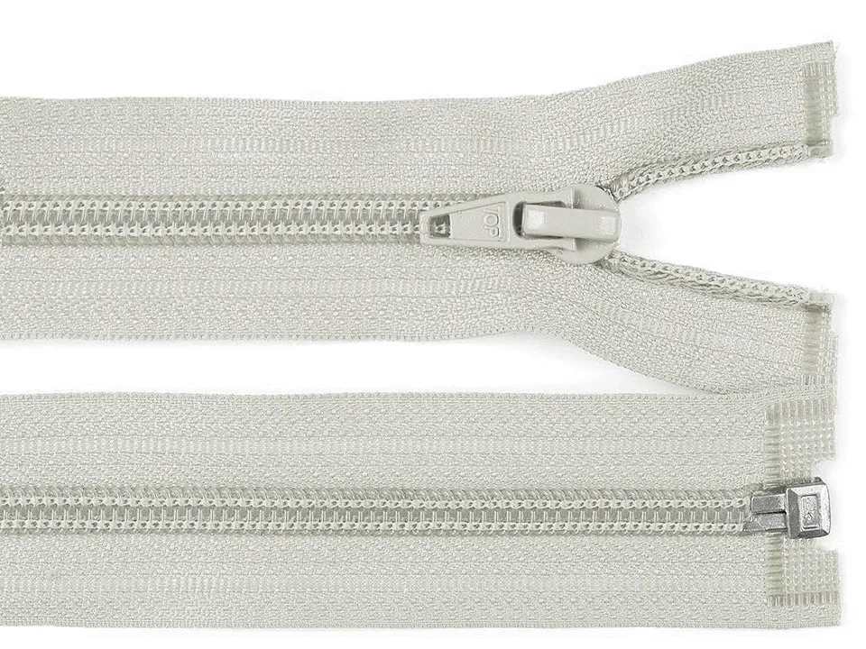 BÍLÁ * Spirálový zip délka 70 cm - bundový