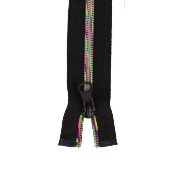 DUHOVÝ* Spirálový zip délka 16 cm - kapsový