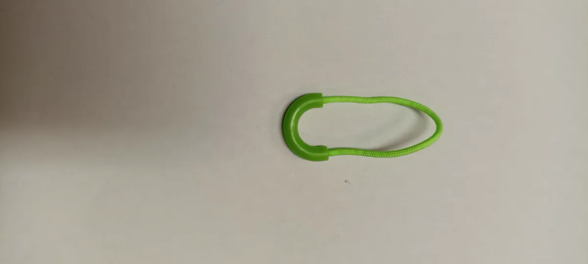 Poutko / taháček na jezdce "ÚČKO"-neon. zelený